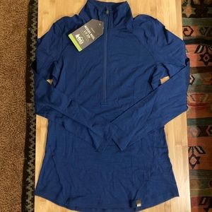 REI Merino Wool 1/2 Zip Base Layer